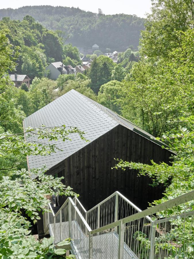 Hutstuf The Beaver & Private Outdoor Spa La-Roche-en-Ardenne Buitenkant foto