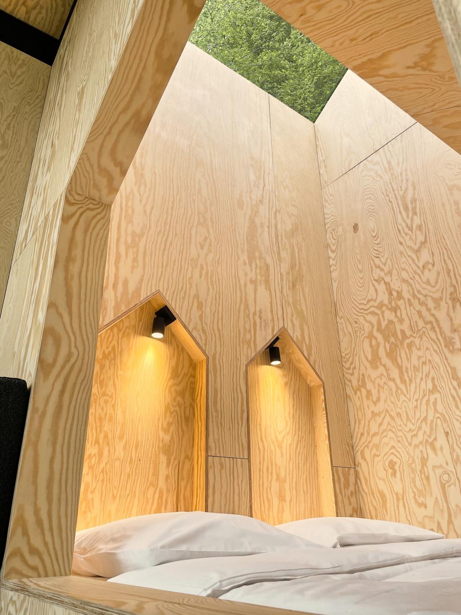 Hutstuf The Beaver & Private Outdoor Spa La-Roche-en-Ardenne Buitenkant foto