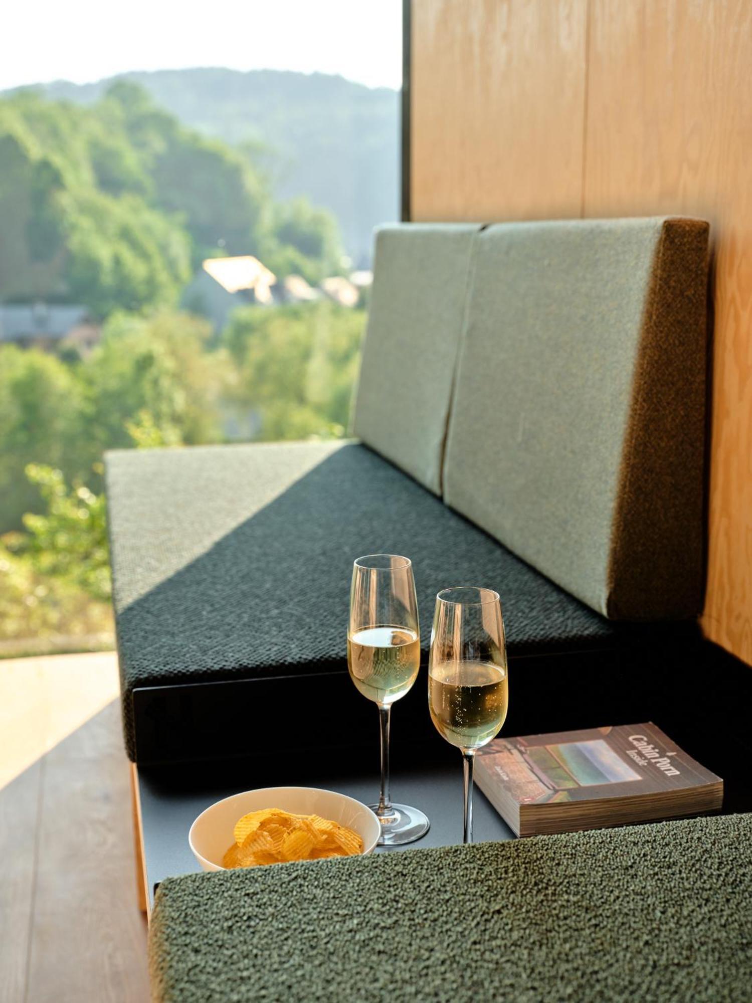 Hutstuf The Beaver & Private Outdoor Spa La-Roche-en-Ardenne Buitenkant foto